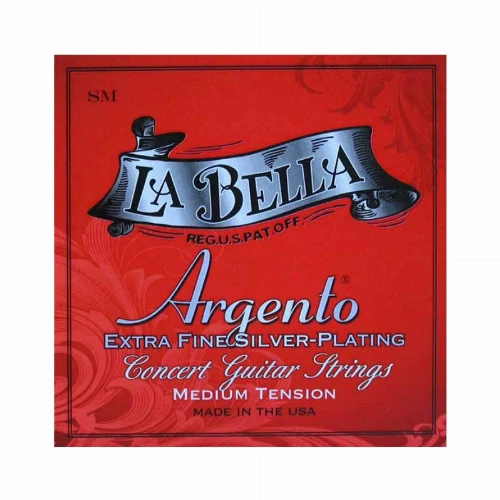 قیمت خرید فروش سیم گیتار La Bella SM Argento Extra Fine Silver Plating Medium 